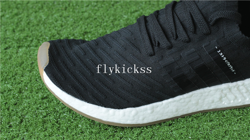 Real Boost Adidas NMD R2 Primeknit Black